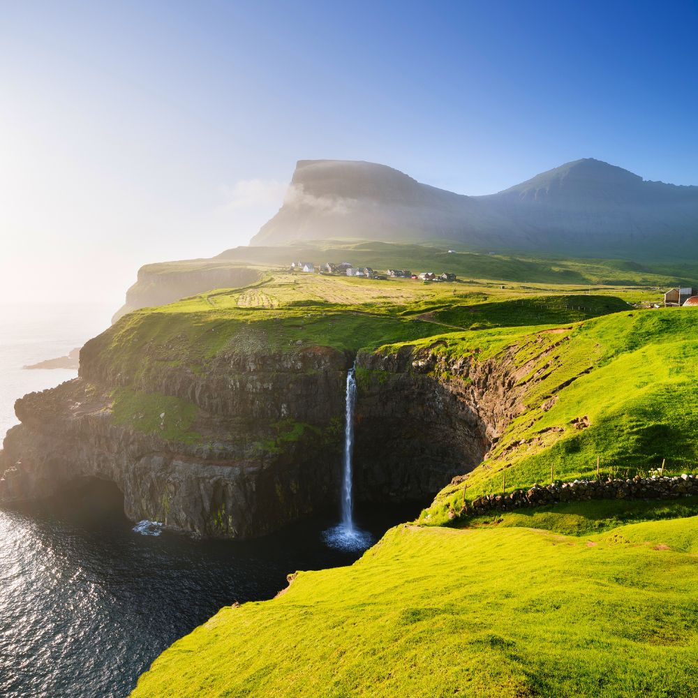 Múlafossur Waterfall